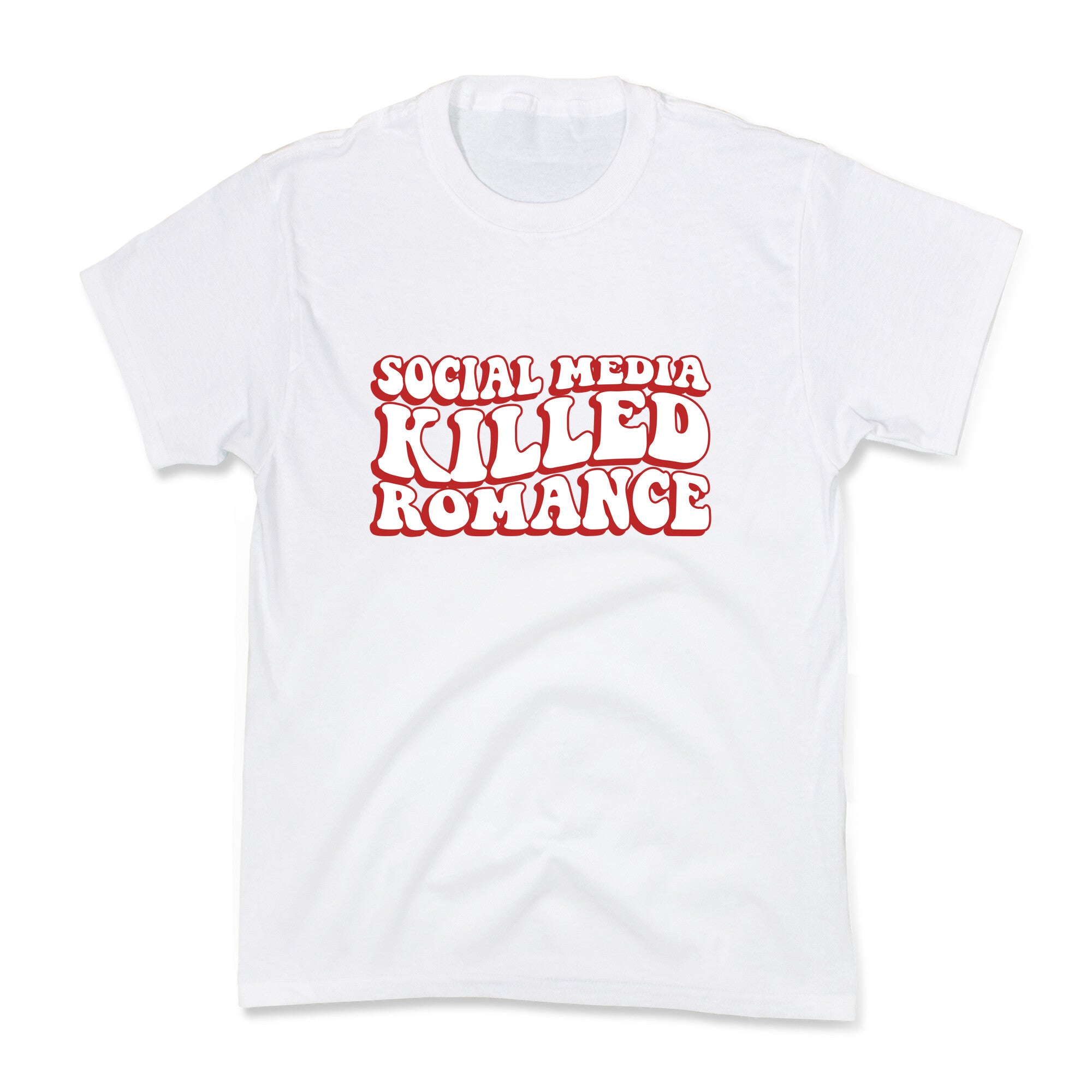Social Media Killed Romance Kids Tee